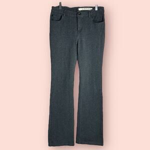 Y2K DKNY Jeans Women's Dark Gray Size 4 Soft Dress Pants Flared Mid Rise